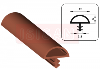 PVC Ahşap Kapı Kasa Fitili PLS 55/2