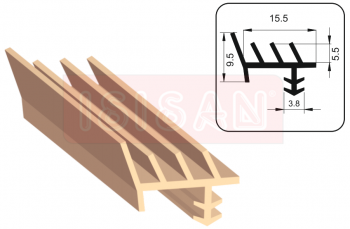 PVC Ahşap Kapı Kasa Fitili PLS 52